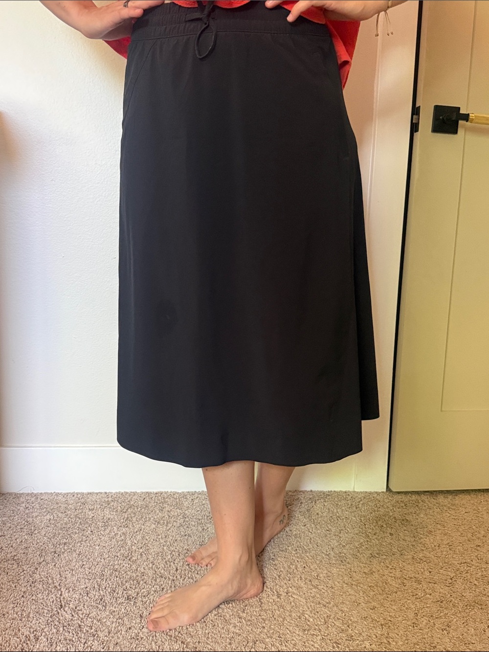 Athleta Black Skirt